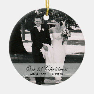 Kundenspezifische WeihnachtsFoto-Verzierung der Keramik Ornament