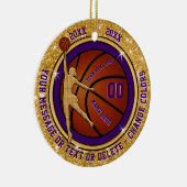 Kundenspezifische Weihnachtsgeschenke für Keramik Ornament (Rechts)