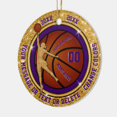 Kundenspezifische Weihnachtsgeschenke für Keramik Ornament (Links)