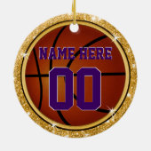 Kundenspezifische Weihnachtsgeschenke für Keramik Ornament (Hinten)