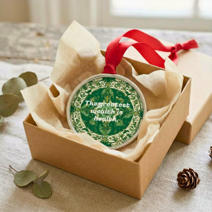 Kundenspezifische Weihnachtsgeschenke für Physioth Ornament Aus Metall