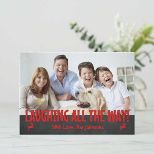 Kundenspezifische Weihnachtskarte vollständig Feiertagskarte (Stehend Vorderseite)