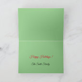 Kundenspezifische Weihnachtskarten mit Greenwich,  Karte (Innenseite)