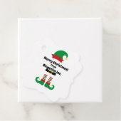 Kundenspezifische Weihnachtskunde/Mitarbeitergesch Geschenkanhänger (Beispiel)