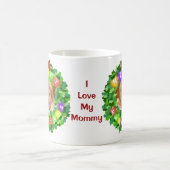 Kundenspezifische WeihnachtsLiebe-Glaskaffee-Tasse Kaffeetasse (Mittel)