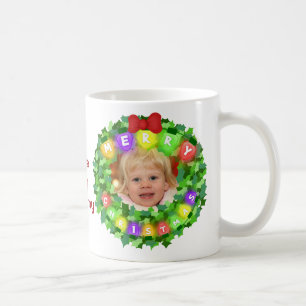 Kundenspezifische WeihnachtsLiebe-Glaskaffee-Tasse Kaffeetasse