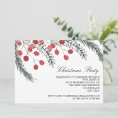 Kundenspezifische WeihnachtsParty Einladungen (Stehend Vorderseite)