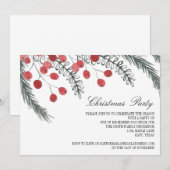 Kundenspezifische WeihnachtsParty Einladungen (Vorne/Hinten)