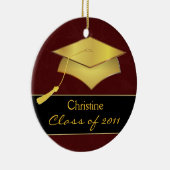 Kundenspezifische Weihnachtsverzierung - Keramik Ornament (Rechts)