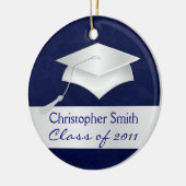 Kundenspezifische Weihnachtsverzierung - Keramik Ornament (Links)