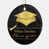 Kundenspezifische Weihnachtsverzierung - Keramikornament (Links)