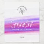 Kundenspezifische Weinaufkleber der Weinetikett (Einzelnes Label)