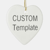 Kundenspezifische weiße Keramik HERZ Keramikornament (Rechts)