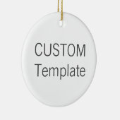 Kundenspezifische weiße Keramik-RUNDE Keramik Ornament (Rechts)