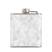 Kundenspezifische weiße Marmorflasche Flachmann (Rückseite)