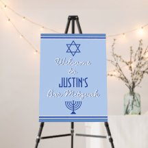 Kundenspezifische Welcome Foton für Bar Mitzvah
