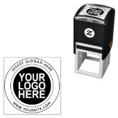 Kundenspezifische Werbeaktion für das Logo "Round- Permastempel (Beispiel)