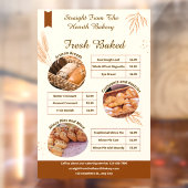 Kundenspezifische Werbeaktion für Kleinbäckereierz Fensteraufkleber (Blatt 2)