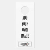 Kundenspezifische Werbeaktion oder Gastgeschenk Türanhänger (Rückseite)