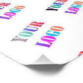 Kundenspezifische Werbung für Ihr Firmenlogo Fotodruck (Ecke)