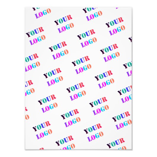 Kundenspezifische Werbung für Ihr Firmenlogo Fotodruck (Vorne)