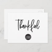 Kundenspezifische Wertschätzung zum Erfolg Postkarte (Vorne/Hinten)