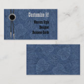 Kundenspezifische Western-Art-Geschäfts-Karten Visitenkarte (Vorne/Hinten)