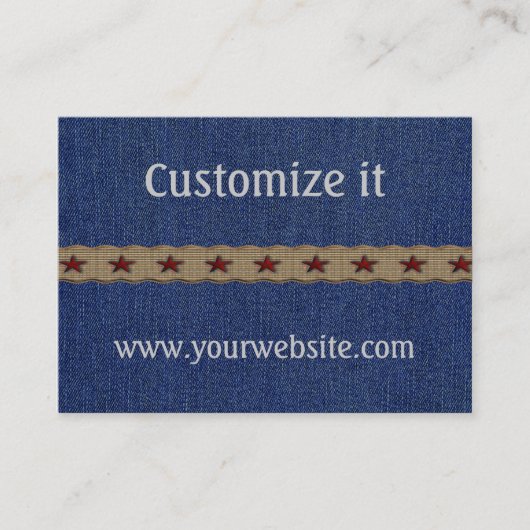 Kundenspezifische Western-persönliches Visitenkarte (Vorderseite)