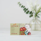 Kundenspezifische Westie Visitenkarte (Stehend Vorderseite)