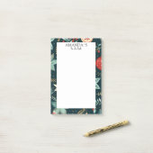 Kundenspezifische Winter- und Weihnachtsmuster - A Post-it Klebezettel (Auf Schreibtisch)