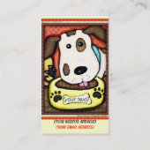 Kundenspezifische wunderliche visitenkarte (Rückseite)