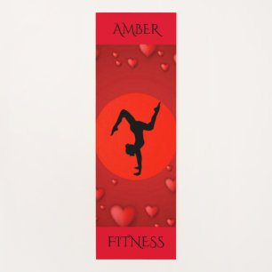 kundenspezifische Yogamatte mit personalisiertem