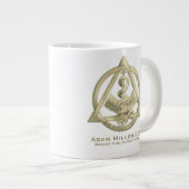 Kundenspezifische Zahnarzt-Tasse Jumbo-Tasse (Vorderseite Rechts)