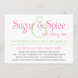 Kundenspezifische Zucker-und Einladung