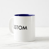 Kundenspezifische Zwei-Ton 11oz Tasse - (Vorderseite Links)