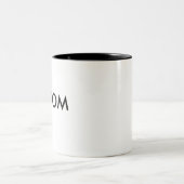 Kundenspezifische Zwei-Ton 11oz Tasse - SCHWARZES (Mittel)