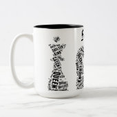 Kundenspezifische Zweifarbige Tasse (Links)