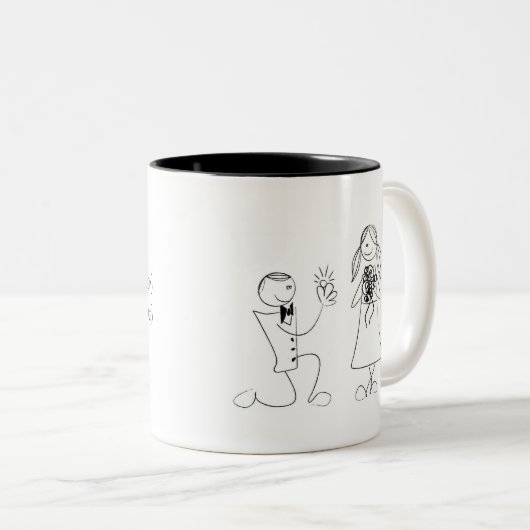 Kundenspezifische Zweifarbige Tasse (VorderseiteRechts)