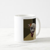 Kundenspezifische zynische Hundekaffee-Tasse Kaffeetasse (VorderseiteRechts)