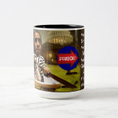 Kundenspezifischer Abfluss, den das Zweifarbige Tasse (Mittel)