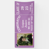 kundenspezifischer Abschluss 2025 mit Name und Fot Banner (Vertikal)