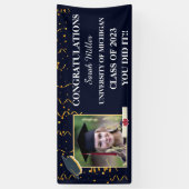 kundenspezifischer Abschluss 2025 mit Name und Fot Banner (Vertikal)