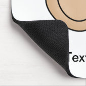 Kundenspezifischer Affe Mousepad - kundengerecht (Ecke)