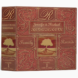 Kundenspezifischer antiker lederner Buch-Blick des 5,1 Cm Ordner