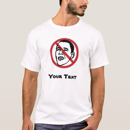Kundenspezifischer Antiobama-T - Shirt (Vorderseite)