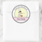 Kundenspezifischer Aufkleber mit Küchen-Kunst (Tasche)