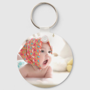 Kundenspezifischer Baby-Foto-Schlüsselanhänger Schlüsselanhänger