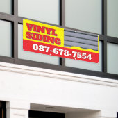 Kundenspezifischer Banner für Vinyl Siding Service (Äußeres Gebäude)