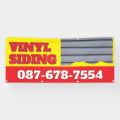 Kundenspezifischer Banner für Vinyl Siding Service (Horizontal)