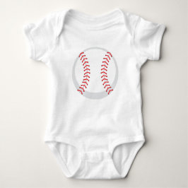 Kundenspezifischer Baseball-Baby-Jersey-Bodysuit Baby Strampler